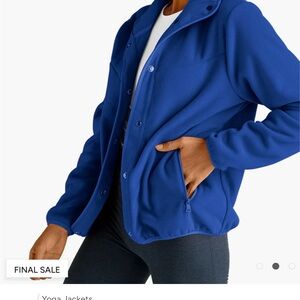 Beyond yoga fleece jacket